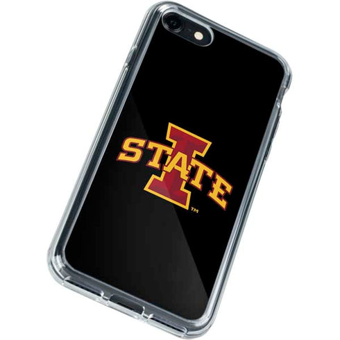 Iowa State University Primary Logo Black iPhone SE (2nd & 3rd Gen) Clear Case