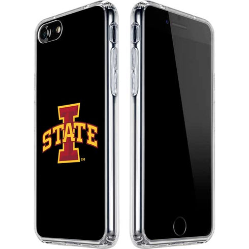 Iowa State University Primary Logo Black iPhone SE (2nd & 3rd Gen) Clear Case