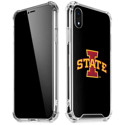 Iowa State University Primary Logo Black iPhone XR Clear Case