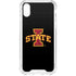 Iowa State University Primary Logo Black iPhone XS Clear Case
