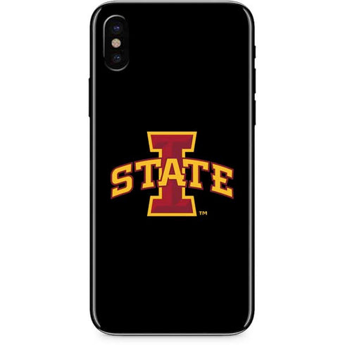 Iowa State University Primary Logo Black iPhone XS Max Skin