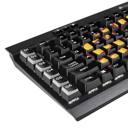 Iowa State University Primary Logo Black K95 RGB PLATINUM Mechanical Gaming Keyboard Skin