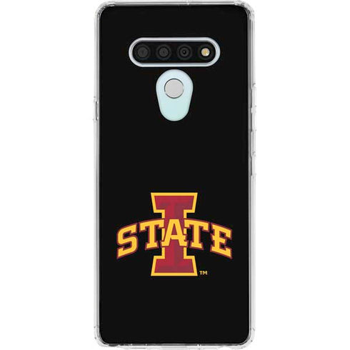 Iowa State University Primary Logo Black LG Stylo 6 Clear Case
