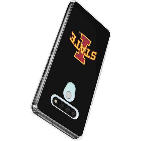 Iowa State University Primary Logo Black LG Stylo 6 Clear Case