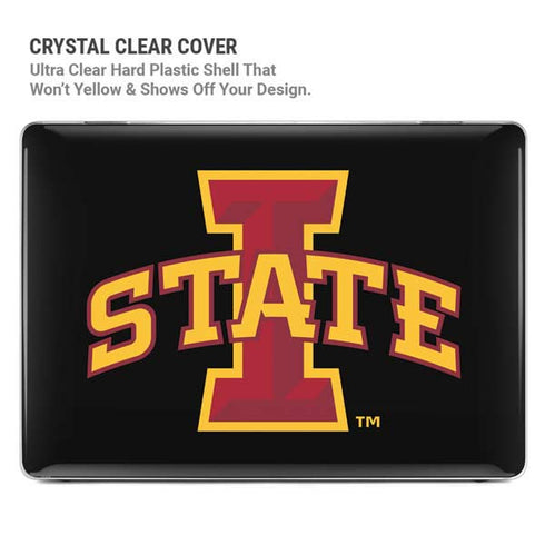 Iowa State University Primary Logo Black MacBook Pro 13in (2020) Case plus Skin