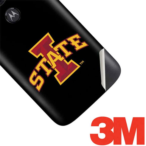 Iowa State University Primary Logo Black Moto E5 Play Skin