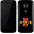 Iowa State University Primary Logo Black Moto E5 Play Skin