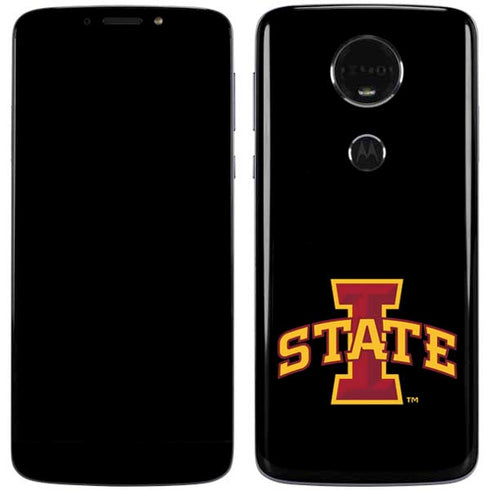 Iowa State University Primary Logo Black Moto E5 Plus Skin
