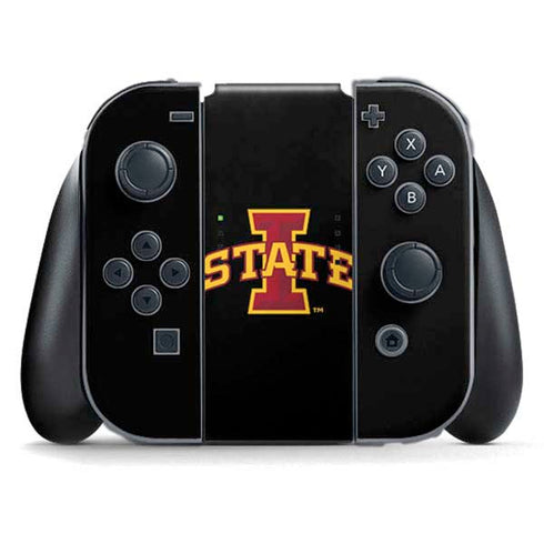 Iowa State University Primary Logo Black Nintendo Switch (2017-2021) Joy-Con Controller Skin