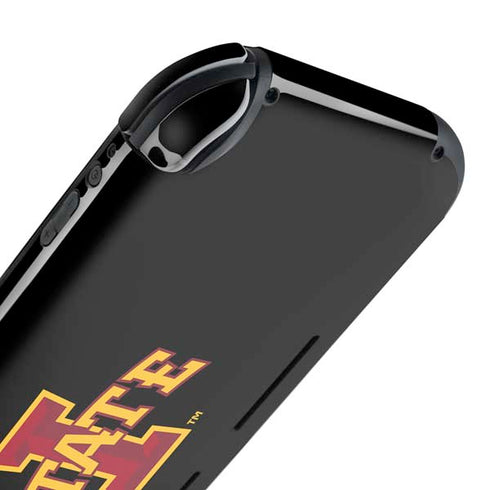 Iowa State University Primary Logo Black Nintendo Switch Lite Skin