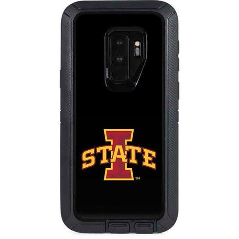 Iowa State University Primary Logo Black Otterbox Defender Galaxy Skin