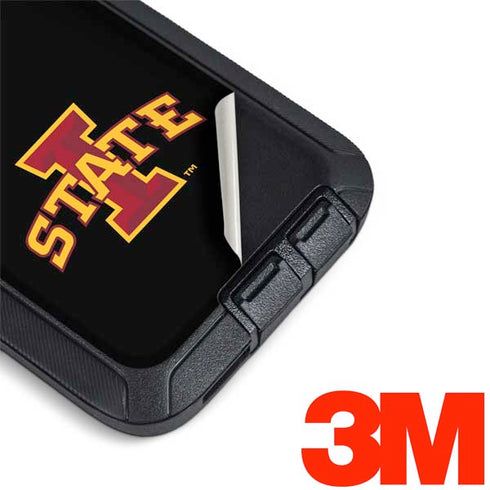 Iowa State University Primary Logo Black Otterbox Defender Galaxy Skin