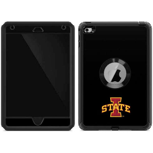 Iowa State University Primary Logo Black Otterbox Defender iPad Skin