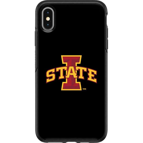 Iowa State University Primary Logo Black Otterbox Symmetry iPhone Skin