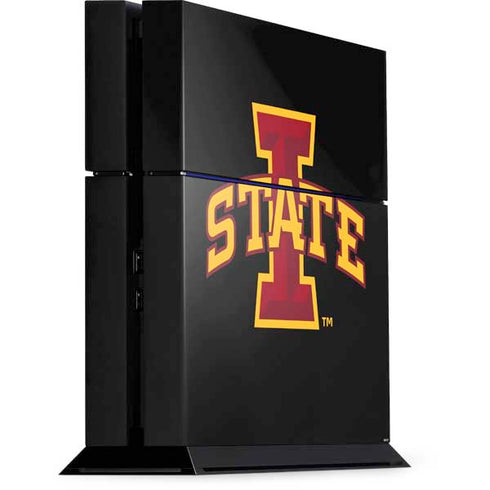 Iowa State University Primary Logo Black PS4 Console Skin