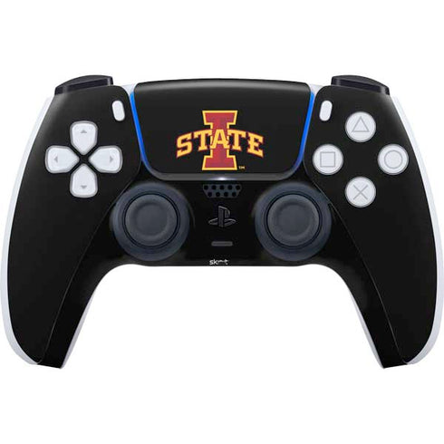 Iowa State University Primary Logo Black PS5 Controller Skin