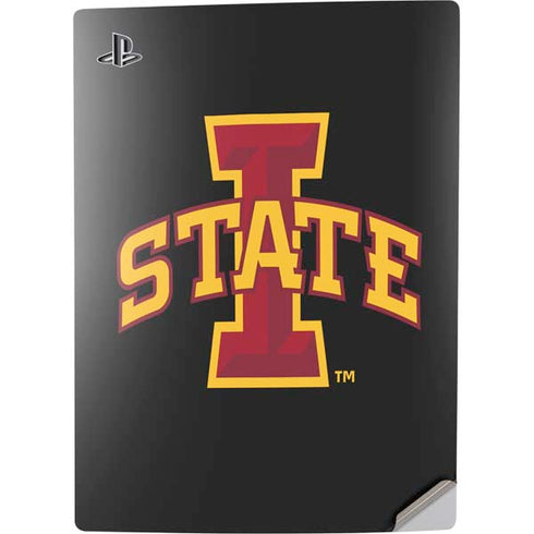 Iowa State University Primary Logo Black PS5 Digital Edition Console Skin