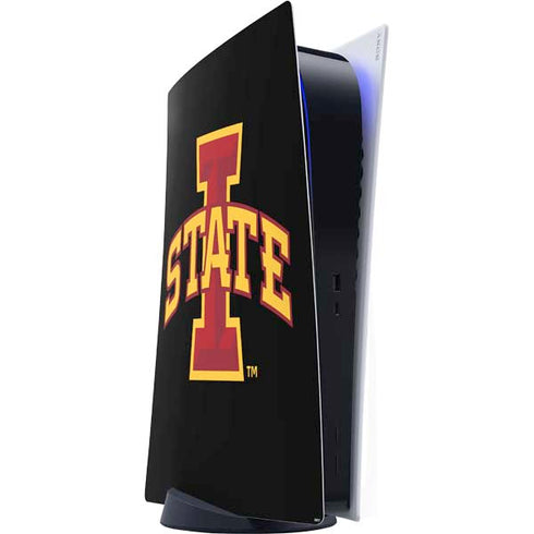 Iowa State University Primary Logo Black PS5 Digital Edition Console Skin