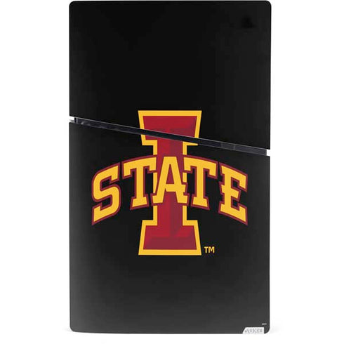 Iowa State University Primary Logo Black PS5 Slim Digital Edition Bundle Skin