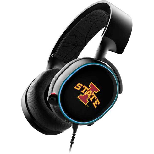 Iowa State University Primary Logo Black SteelSeries Arctis 3 Skin