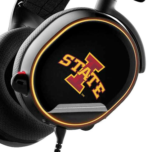 Iowa State University Primary Logo Black SteelSeries Arctis 5 Skin