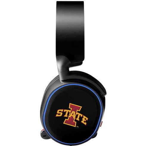 Iowa State University Primary Logo Black SteelSeries Arctis 5 Skin