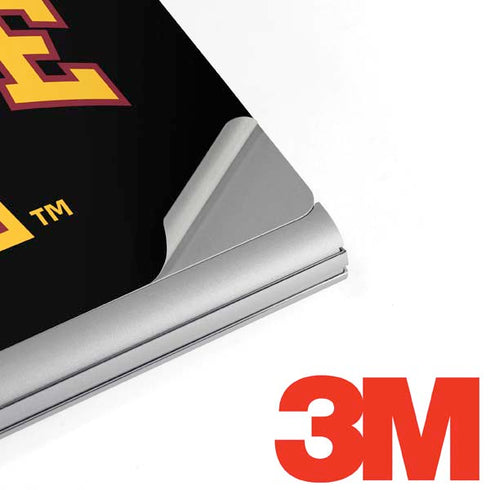 Iowa State University Primary Logo Black Surface Book 2 13.5in Skin