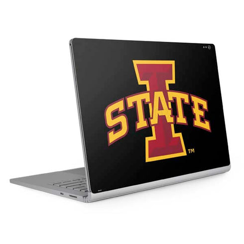 Iowa State University Primary Logo Black Surface Book 2 13.5in Skin