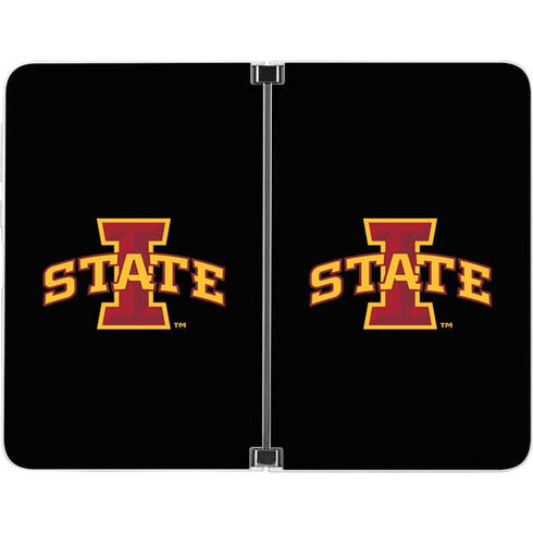Iowa State University Primary Logo Black Surface Duo Skin