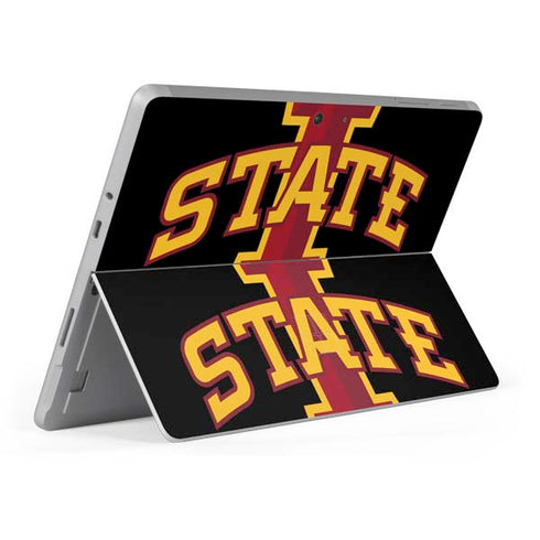 Iowa State University Primary Logo Black Surface Go Skin