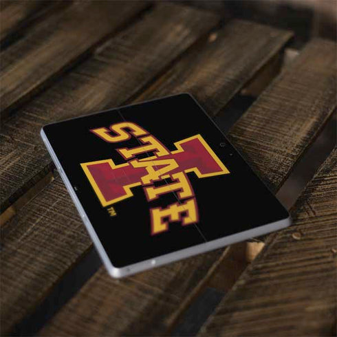 Iowa State University Primary Logo Black Surface Go Skin