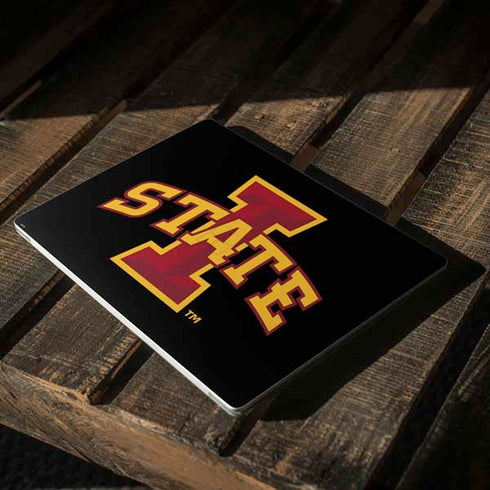 Iowa State University Primary Logo Black Surface Laptop 3 13.5in Skin