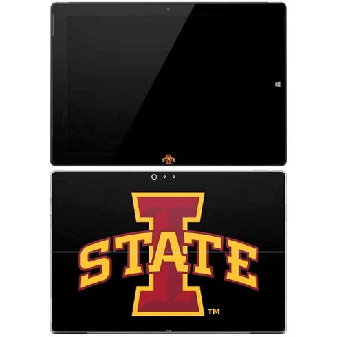 Iowa State University Primary Logo Black Surface Pro 3 Skin