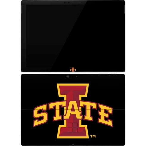 Iowa State University Primary Logo Black Surface Pro 7 Skin