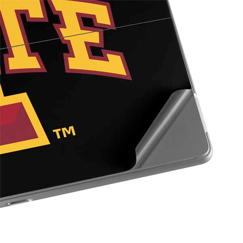 Iowa State University Primary Logo Black Surface Pro 9 Skin