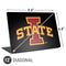 Iowa State University Primary Logo Black Universal Laptop 12in (9.8 x 6.8in) Skin