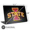 Iowa State University Primary Logo Black Universal Laptop 15in (12.2 x 8.8in) Skin