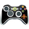 Iowa State University Primary Logo Black Xbox 360 Wireless Controller Skin