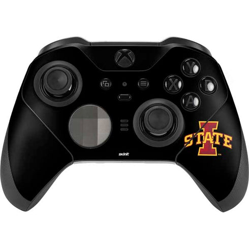Iowa State University Primary Logo Black Xbox Elite Wireless Controller Series 2 Skin