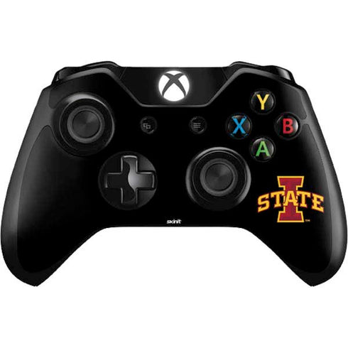 Iowa State University Primary Logo Black Xbox One Controller Skin