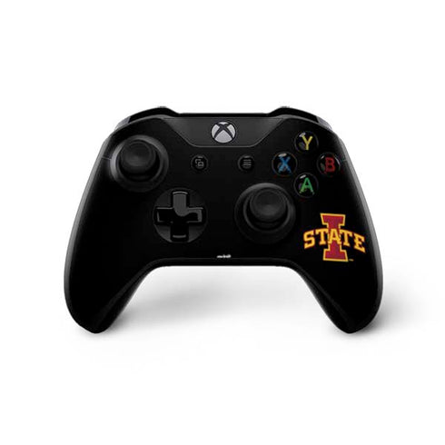 Iowa State University Primary Logo Black Xbox One X Controller Skin