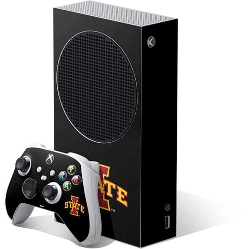 Iowa State University Primary Logo Black Xbox Series S Bundle Skin