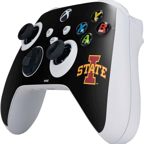 Iowa State University Primary Logo Black Xbox Series S Controller Skin