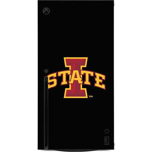 Iowa State University Primary Logo Black Xbox Series X Console Skin