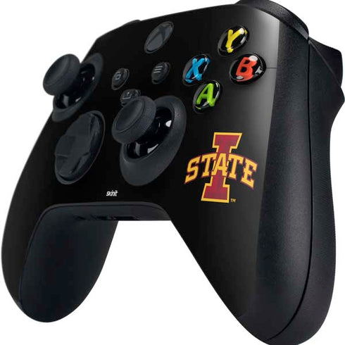 Iowa State University Primary Logo Black Xbox Series X Controller Skin