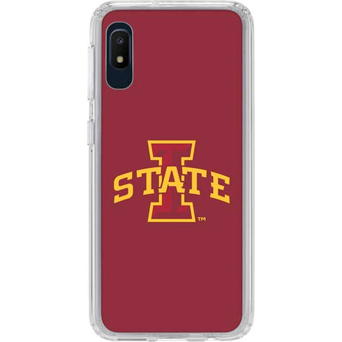 Iowa State University Primary Logo Galaxy A10e Clear Case