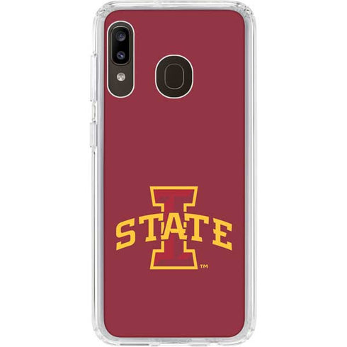 Iowa State University Primary Logo Galaxy A20 Clear Case