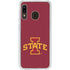 Iowa State University Primary Logo Galaxy A20 Clear Case