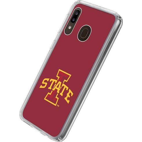 Iowa State University Primary Logo Galaxy A20 Clear Case