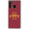 Iowa State University Primary Logo Galaxy A21 Clear Case